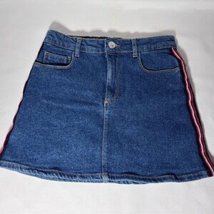 Zara Girls Mini Denim Skirt Size 10 Years 140 Cm